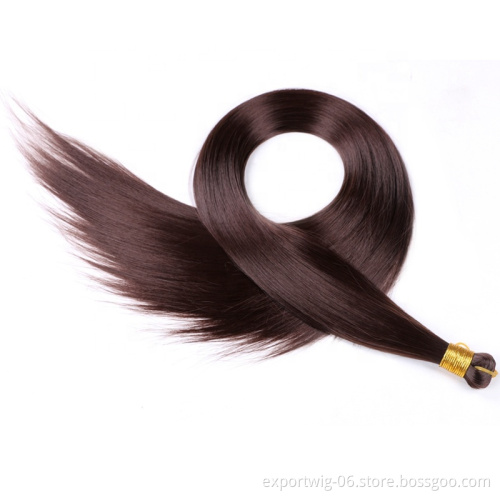 22 Inch Straight Hair Extensions Silky Crochet Pre-Stretched Synthetic Fiber Braided Hair Bundles Bone Straight Hair